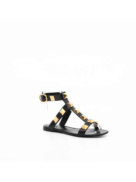Valentino Roman Stud Flat Sandal(PLEASE REQUEST YOUR SIZE BEFORE PURCHASING)